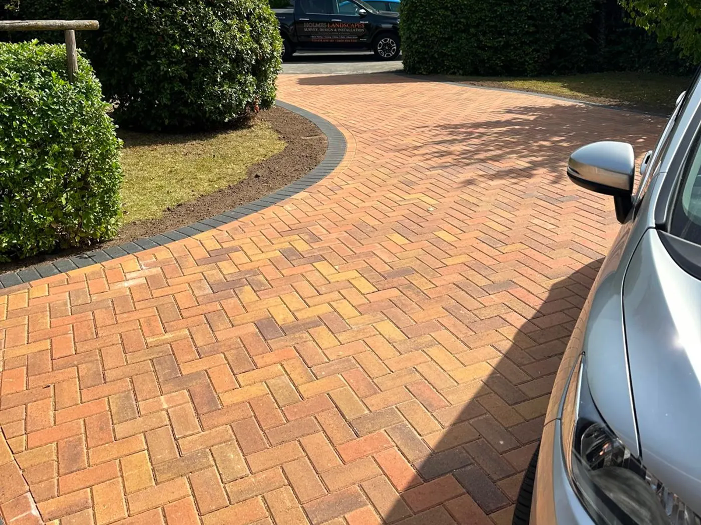 Block paving driveway