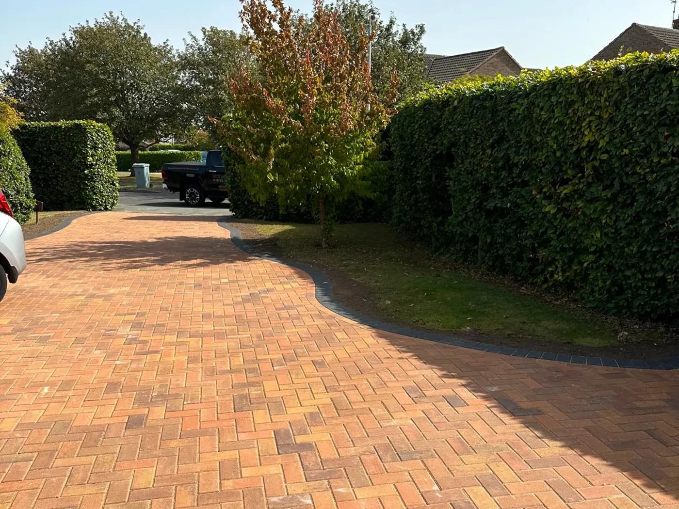 Block paving driveway