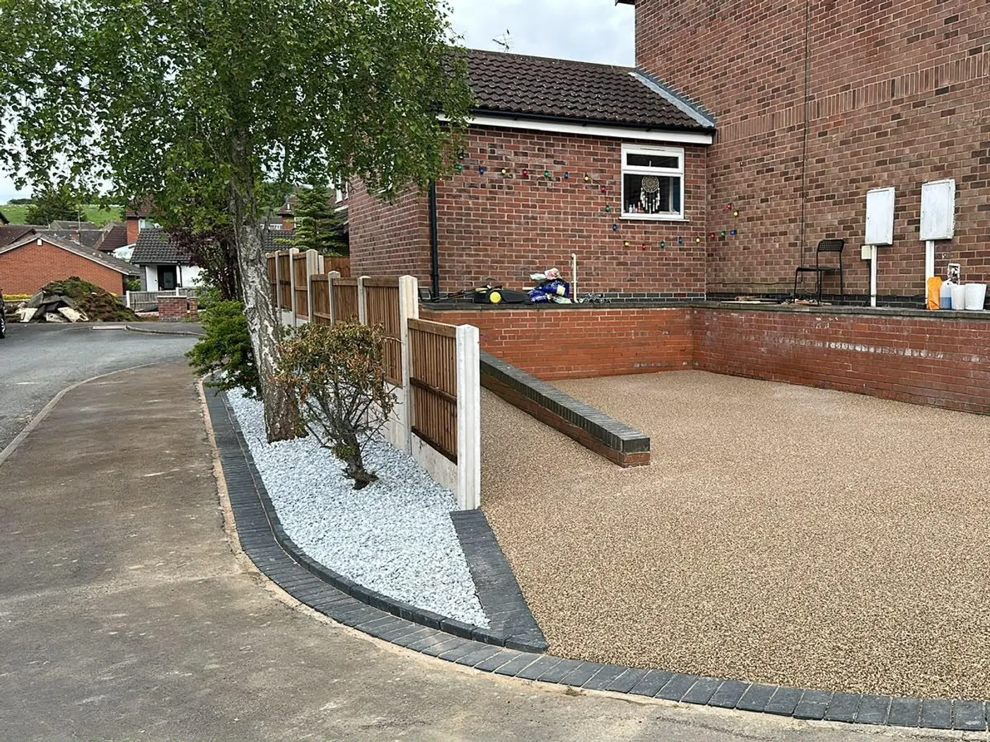 Resin driveway